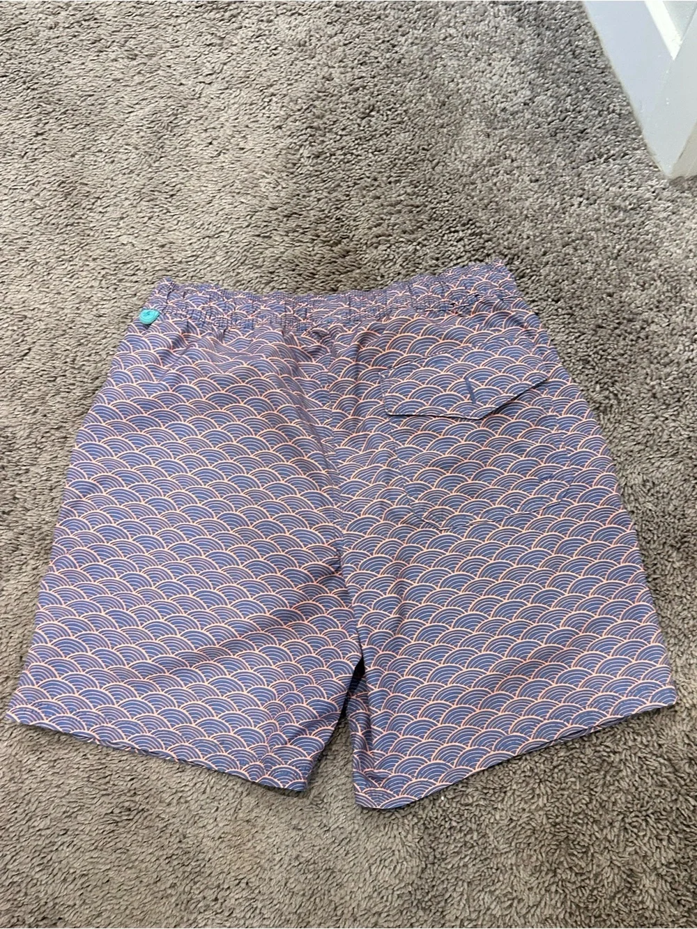 J. Crew Flex Swim Men’s Purple Patterned Swim Trunks Small